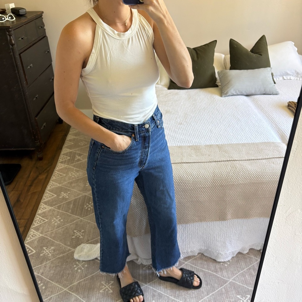 Levi’s Ribcage Straight Ankle 28